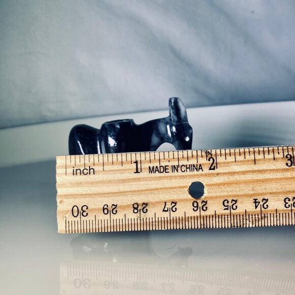 Small Carved Marble Donkey Toothpick Holder - Picture 7 of 7